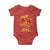 Year Of The Snake 2025 Lunar New Year Baby Onesie TS10 Red Print Your Wear