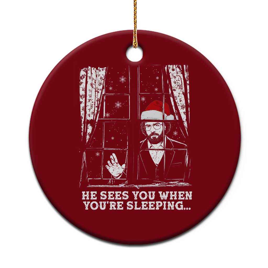 Stranger Christmas Ceramic Ornament Funny Murray He Sees You Vintage TS10 1pc Red Print Your Wear