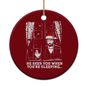 Stranger Christmas Ceramic Ornament Funny Murray He Sees You Vintage TS10 1pc Red Print Your Wear