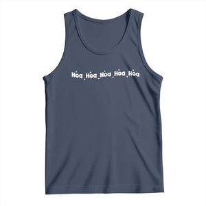 Hoa Hoa Hoa Tank Top Funny Book Lover TS10 Navy Print Your Wear