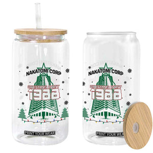 Vintage Nakatomi Plaza 1988 Christmas Party Glass Can TS10 Print Your Wear