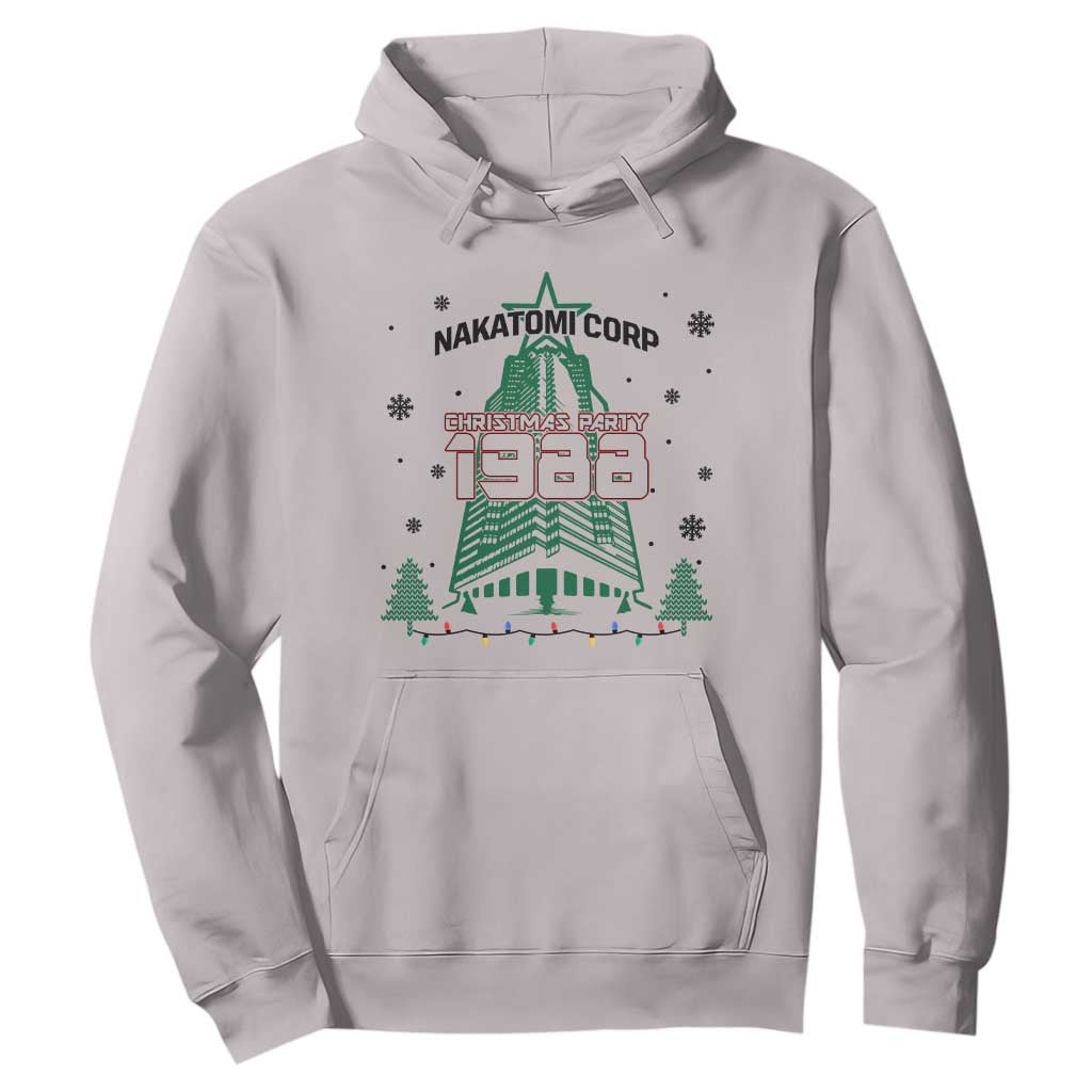 Vintage Nakatomi Plaza 1988 Christmas Party Hoodie TS10 Ice Gray Print Your Wear