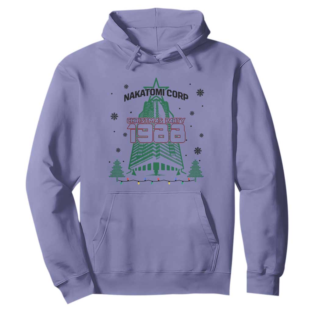 Vintage Nakatomi Plaza 1988 Christmas Party Hoodie TS10 Violet Print Your Wear