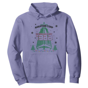 Vintage Nakatomi Plaza 1988 Christmas Party Hoodie TS10 Violet Print Your Wear