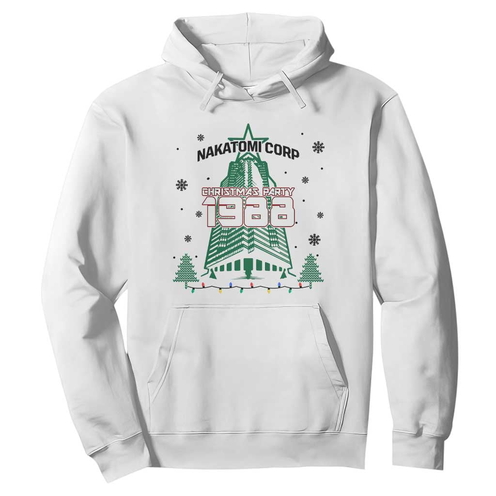 Vintage Nakatomi Plaza 1988 Christmas Party Hoodie TS10 White Print Your Wear