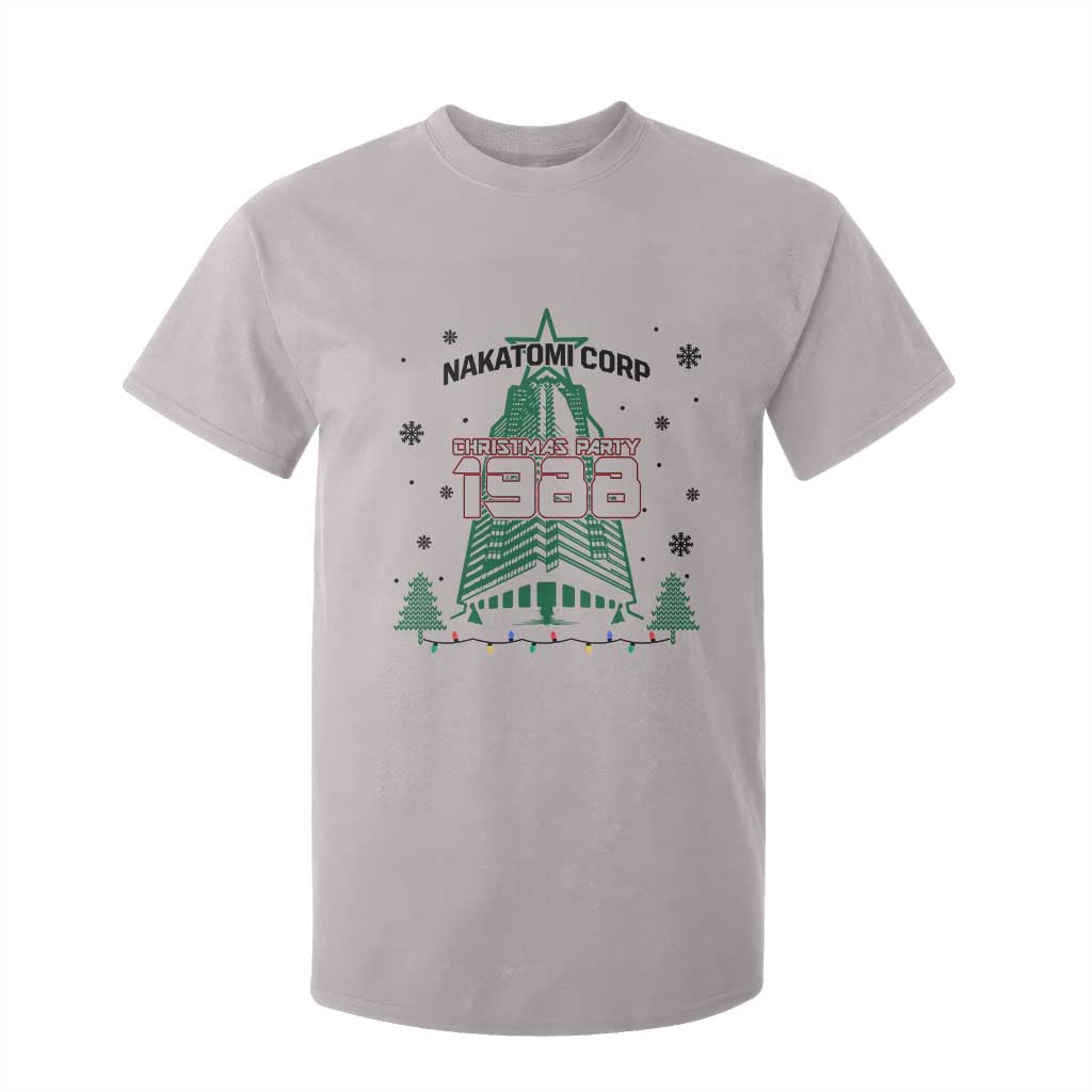 Vintage Nakatomi Plaza 1988 Christmas Party T Shirt For Kid TS10 Ice Gray Print Your Wear