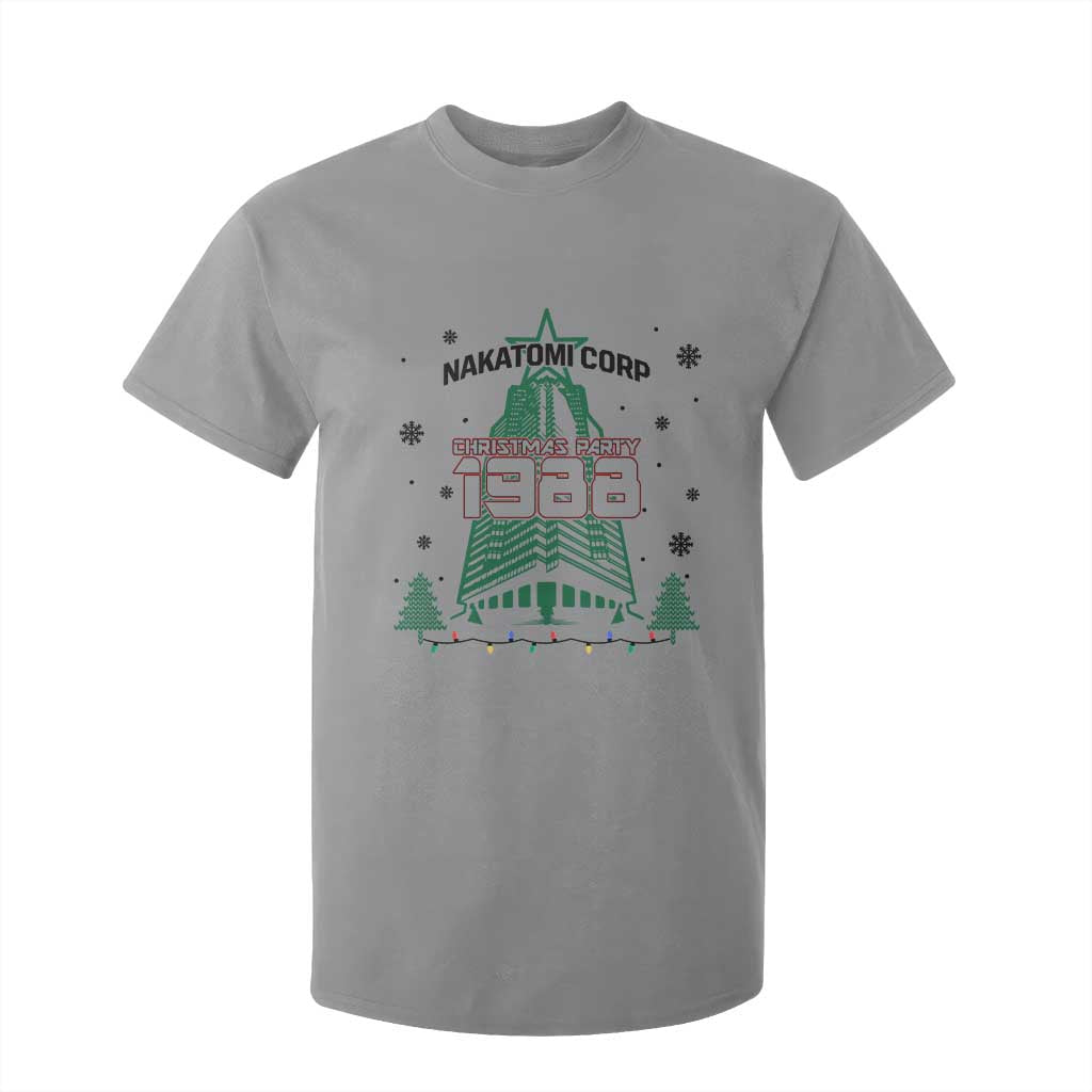Vintage Nakatomi Plaza 1988 Christmas Party T Shirt For Kid TS10 Sport Gray Print Your Wear
