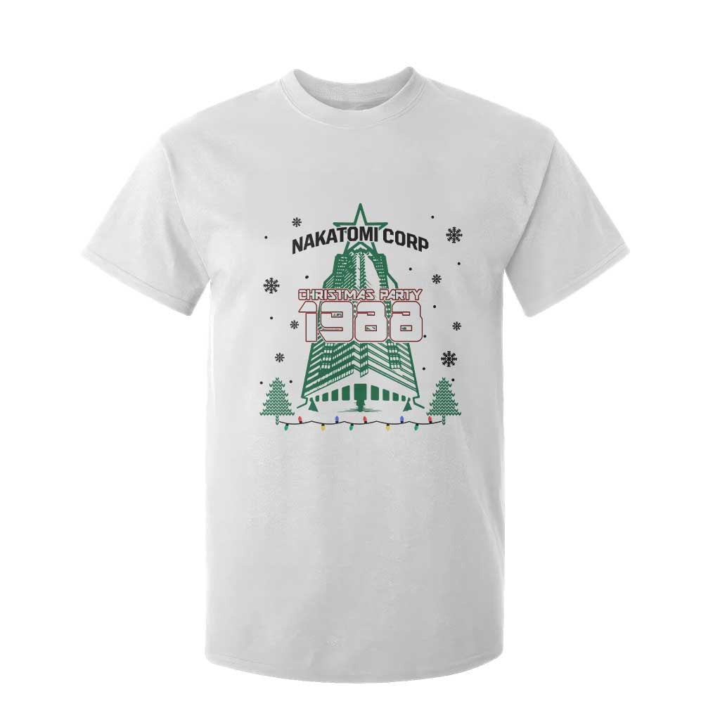 Vintage Nakatomi Plaza 1988 Christmas Party T Shirt For Kid TS10 White Print Your Wear