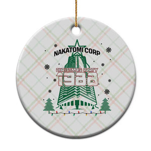 Vintage Nakatomi Plaza 1988 Christmas Party Ceramic Ornament TS10 1pc Christmas Plaid Print Your Wear