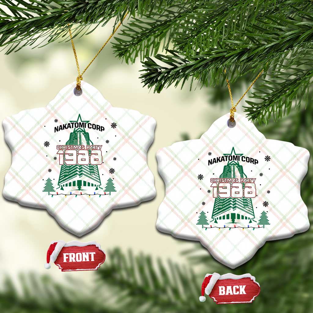 Vintage Nakatomi Plaza 1988 Christmas Party Ceramic Ornament TS10 Print Your Wear