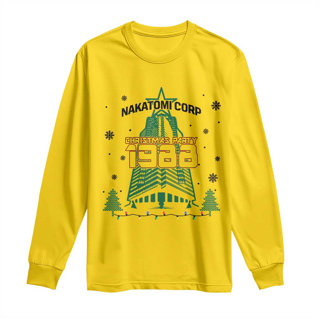 Vintage Nakatomi Plaza 1988 Christmas Party Long Sleeve Shirt TS10 Daisy Print Your Wear