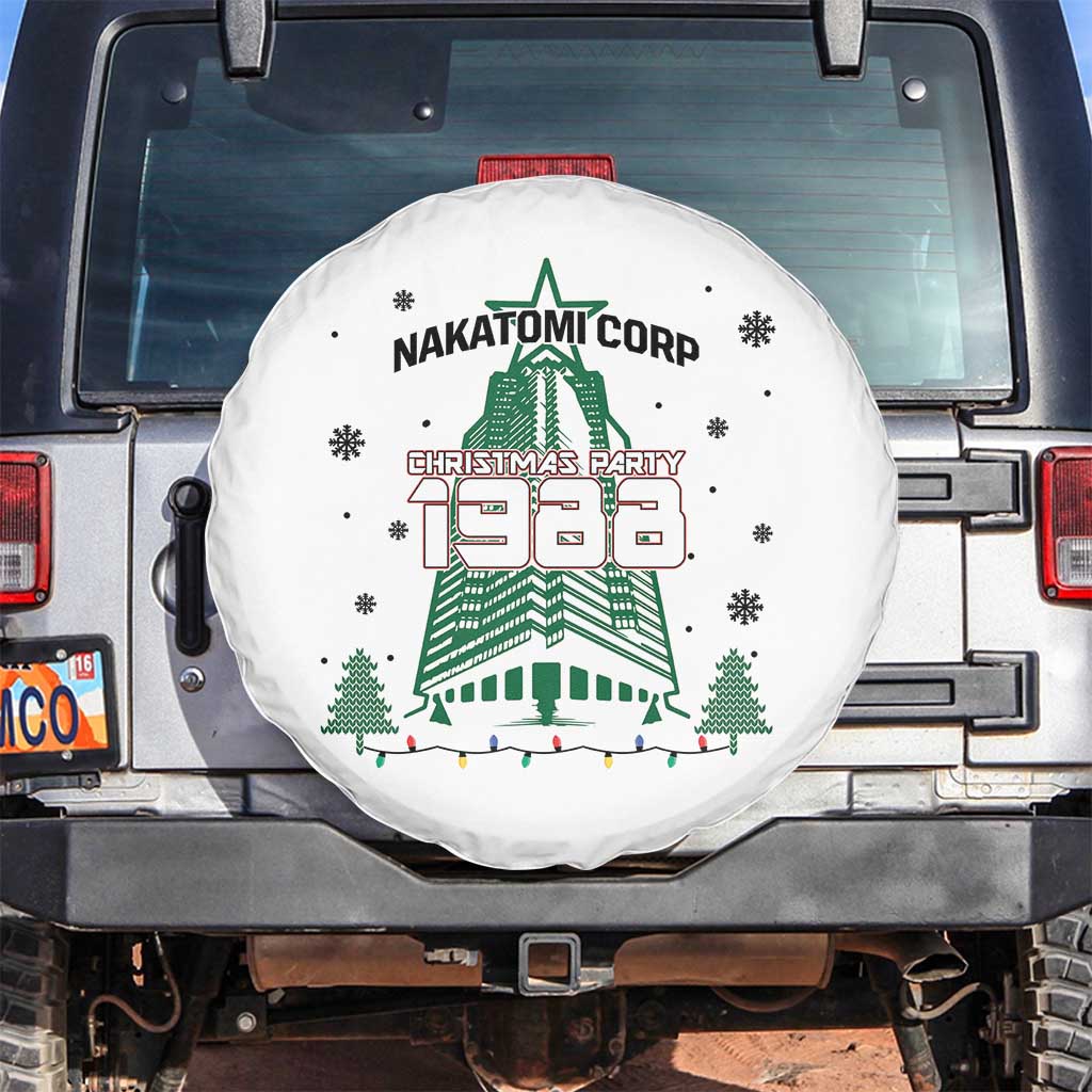 Vintage Nakatomi Plaza 1988 Christmas Party Spare Tire Cover TS10 No hole White Print Your Wear