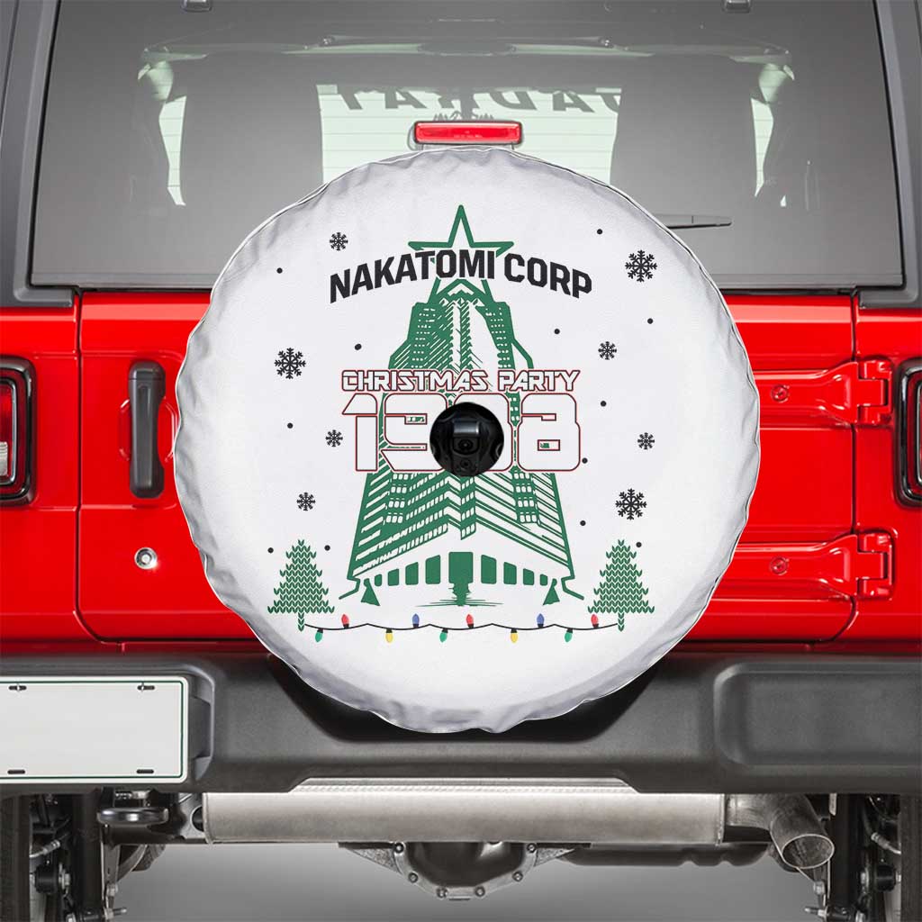 Vintage Nakatomi Plaza 1988 Christmas Party Spare Tire Cover TS10 White Print Your Wear