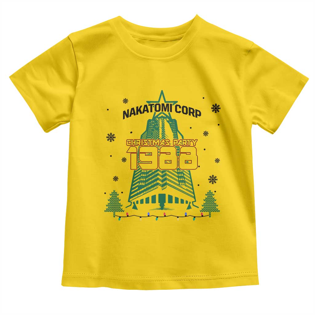 Vintage Nakatomi Plaza 1988 Christmas Party Toddler T Shirt TS10 Daisy Print Your Wear