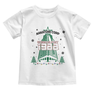 Vintage Nakatomi Plaza 1988 Christmas Party Toddler T Shirt TS10 White Print Your Wear
