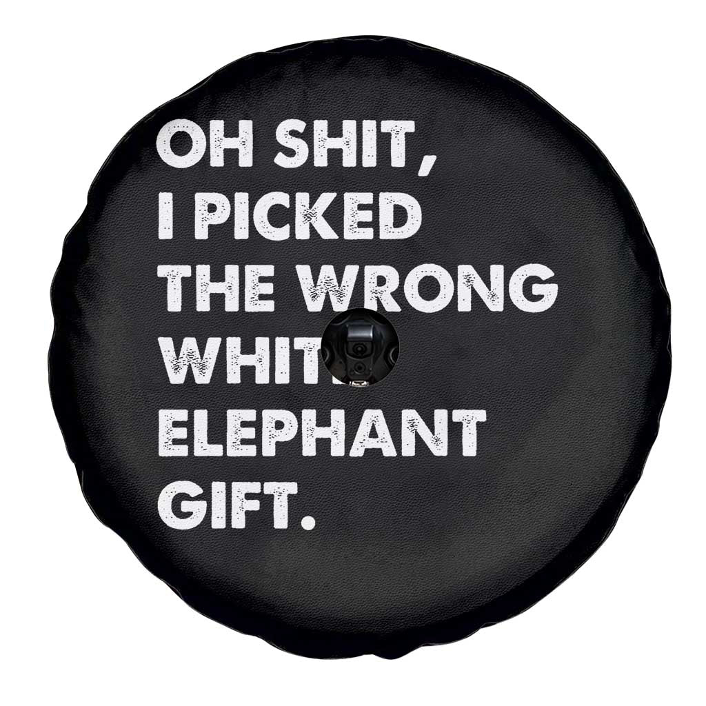 Oh Shit Funny White Elephant Gifts Spare Tire Cover TS10 Print Your Wear