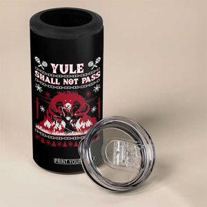Christmas Yule Shall Not Pass 4 in 1 Can Cooler Tumbler Fantasy Movie Ugly Xmas TS10 Print Your Wear