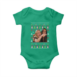 Woman Yelling At A Cat Ugly Christmas Baby Onesie Funny Meme Matching Couple Christmas Pajama TS10 Irish Green Print Your Wear