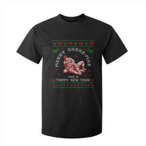 Funny Jiu Jitsu Christmas T Shirt For Kid Holiday Martial Arts BJJ Lover Ugly Xmas TS10 Black Print Your Wear
