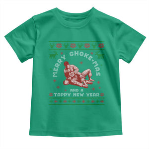 Funny Jiu Jitsu Christmas Toddler T Shirt Holiday Martial Arts BJJ Lover Ugly Xmas TS10 Irish Green Print Your Wear
