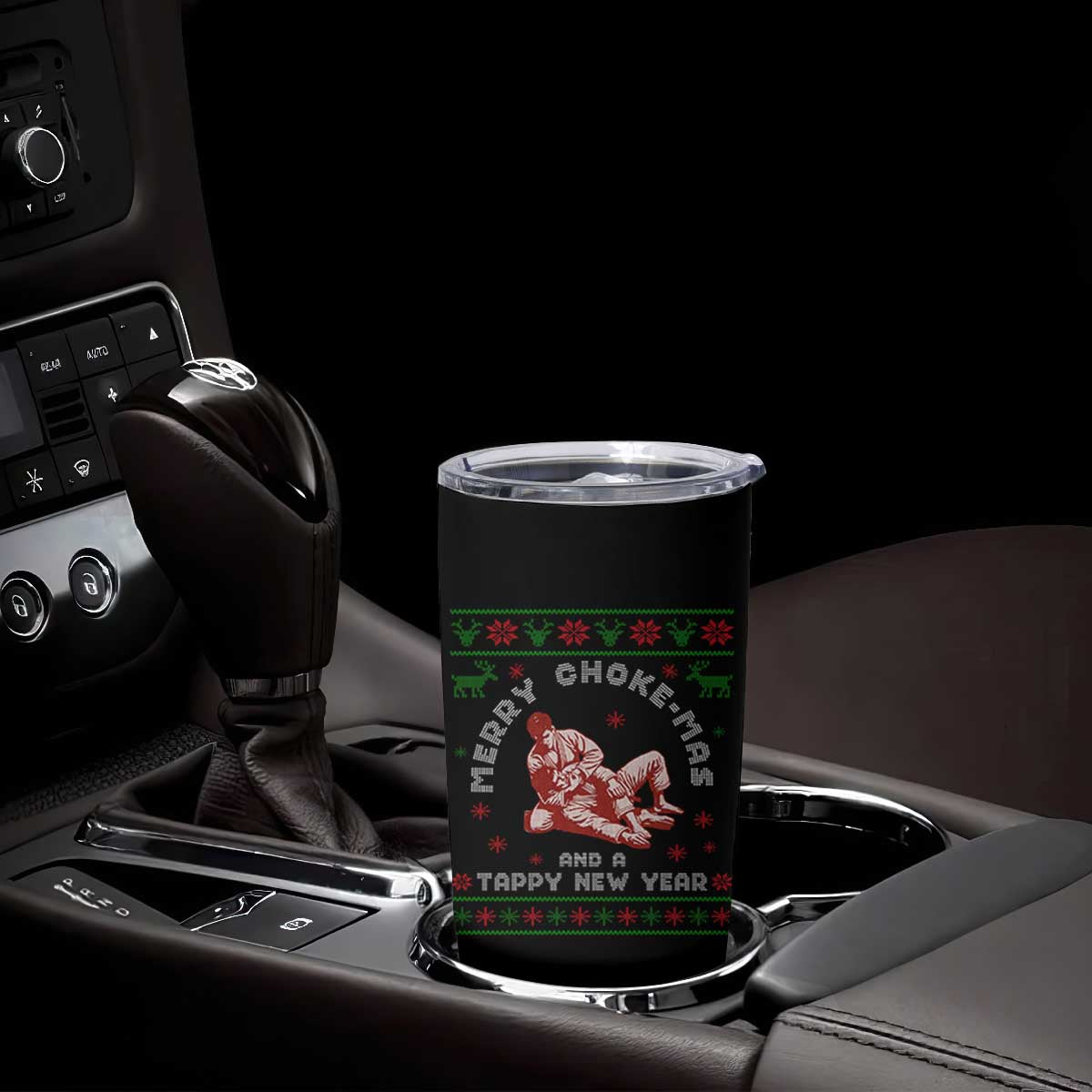 Funny Jiu Jitsu Christmas Tumbler Cup Holiday Martial Arts BJJ Lover Ugly Xmas TS10 Print Your Wear