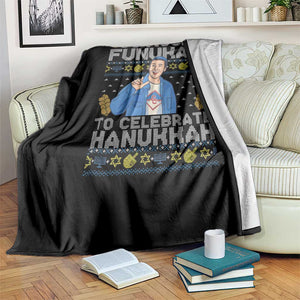 Funny Ugly Hanukkah Throw Blanket So Much Funukah To Celebrate Hanukkah Sandler TS10 Print Your Wear