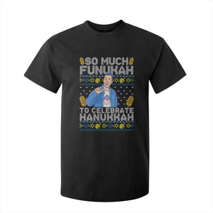 Funny Ugly Hanukkah T Shirt For Kid So Much Funukah To Celebrate Hanukkah Sandler TS10 Black Print Your Wear
