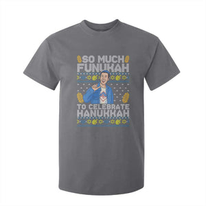 Funny Ugly Hanukkah T Shirt For Kid So Much Funukah To Celebrate Hanukkah Sandler TS10 Charcoal Print Your Wear