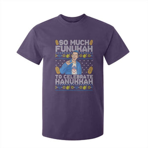 Funny Ugly Hanukkah T Shirt For Kid So Much Funukah To Celebrate Hanukkah Sandler TS10 Purple Print Your Wear