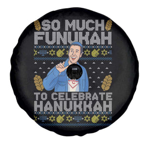 Funny Ugly Hanukkah Spare Tire Cover So Much Funukah To Celebrate Hanukkah Sandler TS10 Print Your Wear