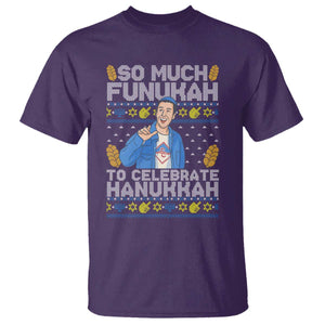 Funny Ugly Hanukkah T Shirt So Much Funukah To Celebrate Hanukkah Sandler TS10 Purple Print Your Wear