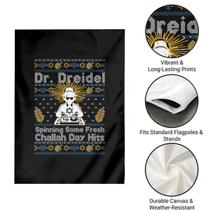 Funny Ugly Hanukkah Garden Flag Mr Dreidel Dj Chanukkah Jewish TS10 Print Your Wear