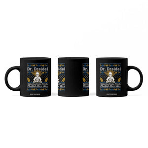 Funny Ugly Hanukkah Coffee Mug Mr Dreidel Dj Chanukkah Jewish TS10 Print Your Wear
