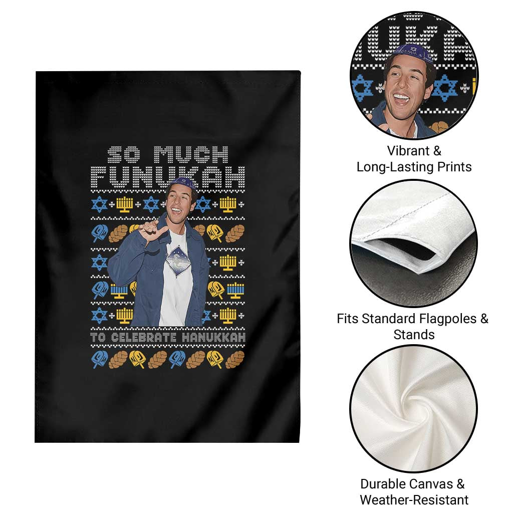 Funny Ugly Hanukkah Garden Flag Sandler So Much Funukah To Celebrate Hanukkah TS10 Print Your Wear