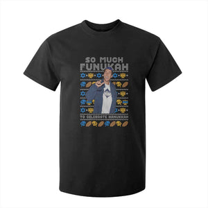 Funny Ugly Hanukkah T Shirt For Kid Sandler So Much Funukah To Celebrate Hanukkah TS10 Black Print Your Wear
