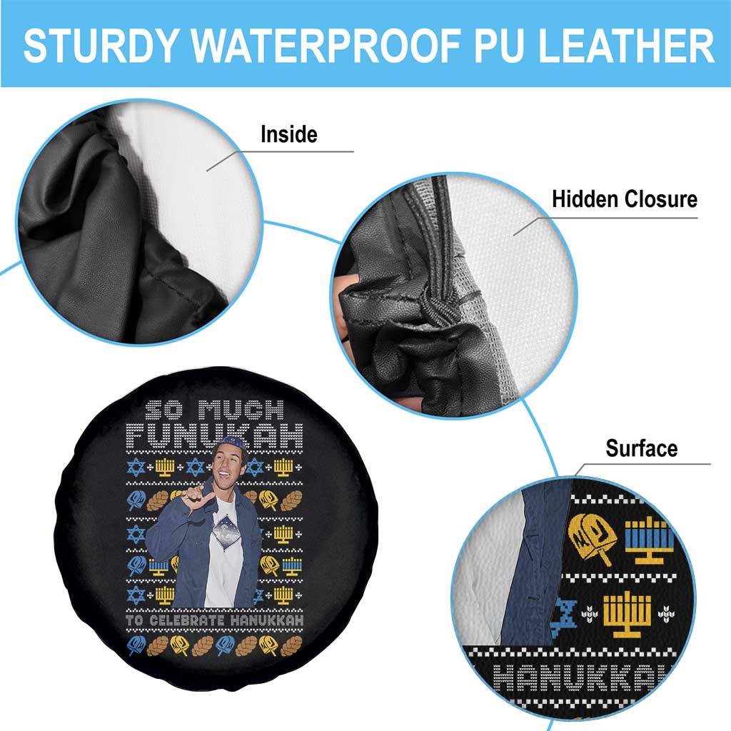 Funny Ugly Hanukkah Spare Tire Cover Sandler So Much Funukah To Celebrate Hanukkah TS10 Print Your Wear