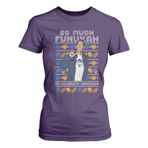Funny Ugly Hanukkah T Shirt For Women Sandler So Much Funukah To Celebrate Hanukkah TS10 Purple Print Your Wear