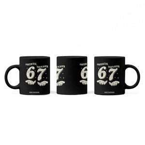 Funny 13th Birthday Official Teenager Coffee Mug Viral Meme Six Seven 6 7 Hands 13 Years Old Boys Kids TS10 Print Your Wear