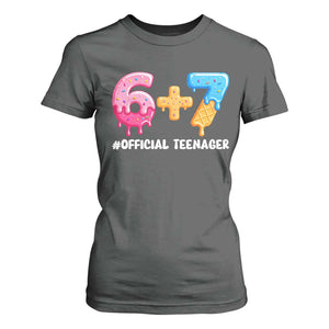 Funny 67 13th Birthday Official Teenager T Shirt For Women 6 7 Ice Cream Drip Meme Funny Six Seven 13 Years Old TS10 Dark Heather Print Your Wear