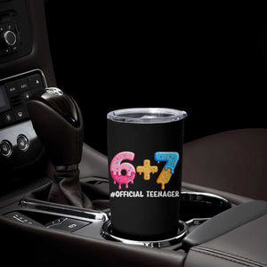 Funny 67 13th Birthday Official Teenager Tumbler Cup 6 7 Ice Cream Drip Meme Funny Six Seven 13 Years Old TS10 Print Your Wear