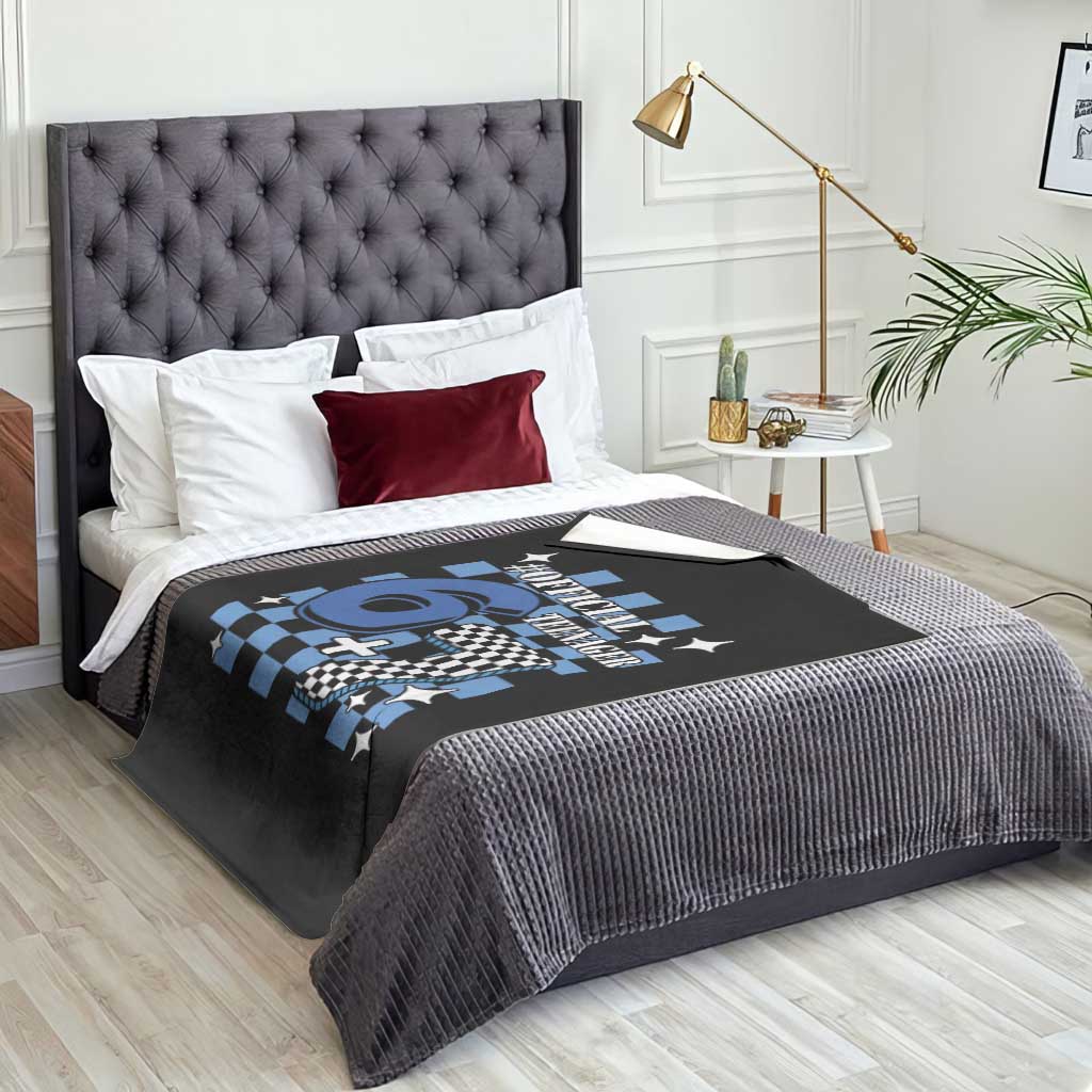 Funny 13th Birthday Official Teenager Throw Blanket 6+7 13 Year Old Boys Kids Checkered 67 Meme TS10 Print Your Wear