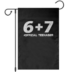 Funny 13th Birthday Official Teenager Garden Flag 13 Years Old Boys Kids TS10 Black Print Your Wear