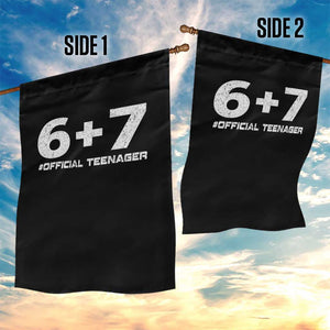 Funny 13th Birthday Official Teenager Garden Flag 13 Years Old Boys Kids TS10 Print Your Wear