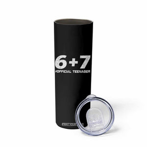 Funny 13th Birthday Official Teenager Skinny Tumbler 13 Years Old Boys Kids TS10 Print Your Wear