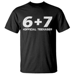 Funny 13th Birthday Official Teenager T Shirt 13 Years Old Boys Kids TS10 Black Print Your Wear