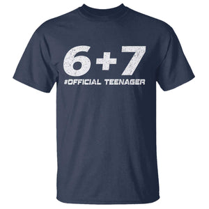 Funny 13th Birthday Official Teenager T Shirt 13 Years Old Boys Kids TS10 Navy Print Your Wear
