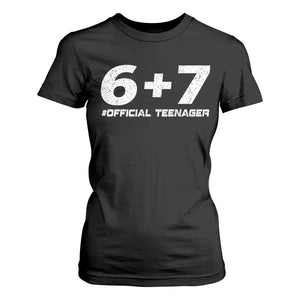 Funny 13th Birthday Official Teenager T Shirt For Women 13 Years Old Boys Kids TS10 Black Print Your Wear