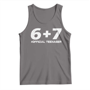 Funny 13th Birthday Official Teenager Tank Top 13 Years Old Boys Kids TS10 Deep Heather Print Your Wear