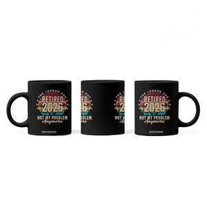 The Legend Has Retired 2026 Coffee Mug Retro Funny Retirement TS10 Print Your Wear