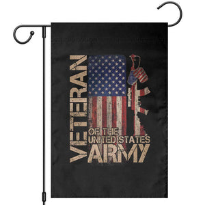 Veteran Of The United States Garden Flag Army US Flag Veteran Patriotic TS10 Black Print Your Wear